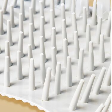 Автоматичний мийник лап для собак - портативний брудостійкий кухоль для миття лап, білий/блакитний