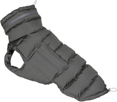 Водонепроникна зимова куртка для собак, тепла куртка від снігу, одяг для тварин, теплий одяг для великих собак, сірий колір