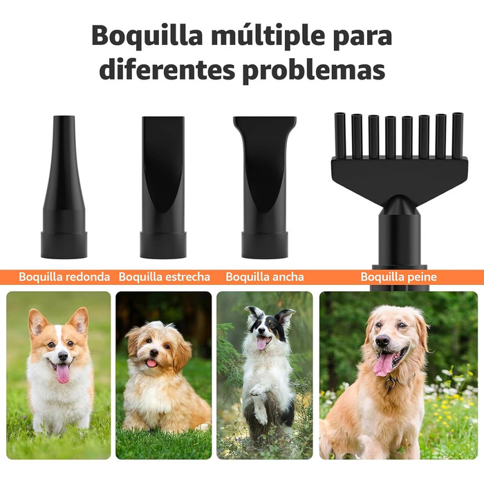 XKISS Професійний набір для грумінгу собак 2800W з пилососом для шерсті, фен для собак, машинка для стрижки собак, видалення шерсті (зелений)