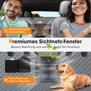 Кришка для автосидіння для собак JOEJOY, 135 x 144 см, сіра: захист від бруду, подряпин та води