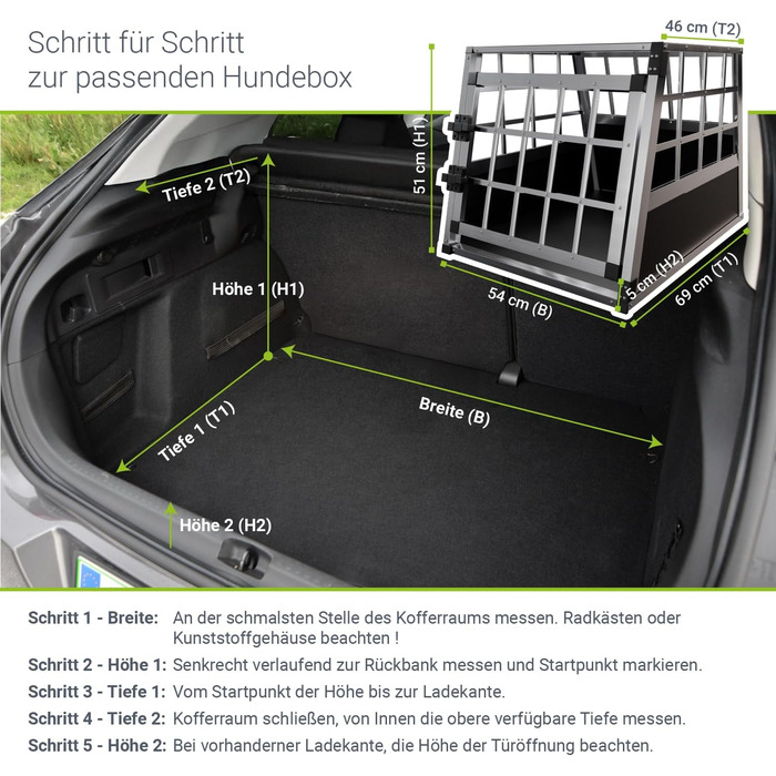 Транспортна переноска для собак Juskys Alu M - алюмінієва переноска для собак, 69x54x51 см, міцна та легка у догляді