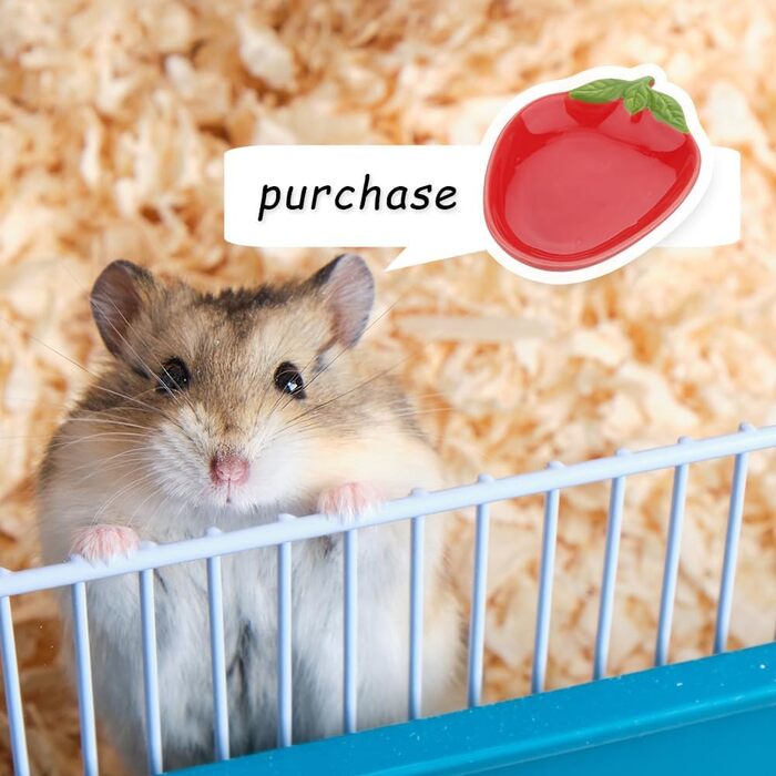 Керамічна годівниця для гризунів та їжаків, 2 шт.