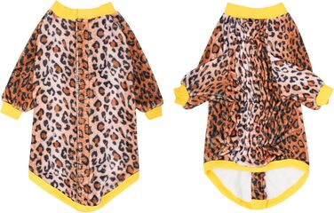 Теплий собачий светр LovinPet для великих порід: зручний, з фланелі, коричневий, для зими