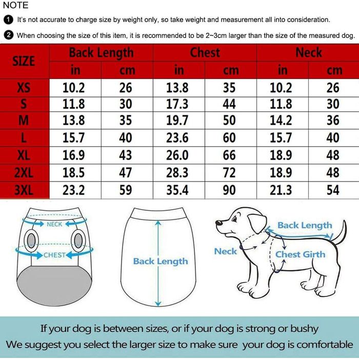 Зимовий теплий одяг для собак Oncpcare: теплий, непромокаючий костюм з флісу для собак, тепла жилетка для собак та котів, підходить для розміру 2XL (обхват грудей 72 см)