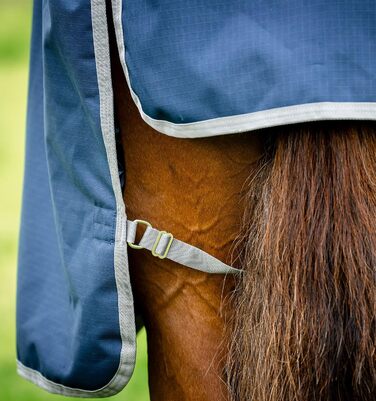 Попона для коней Horseware Amigo Ripstop 900D Lite без підкладки (0г), темно-синя/сіра, розмір 155 см (6'9