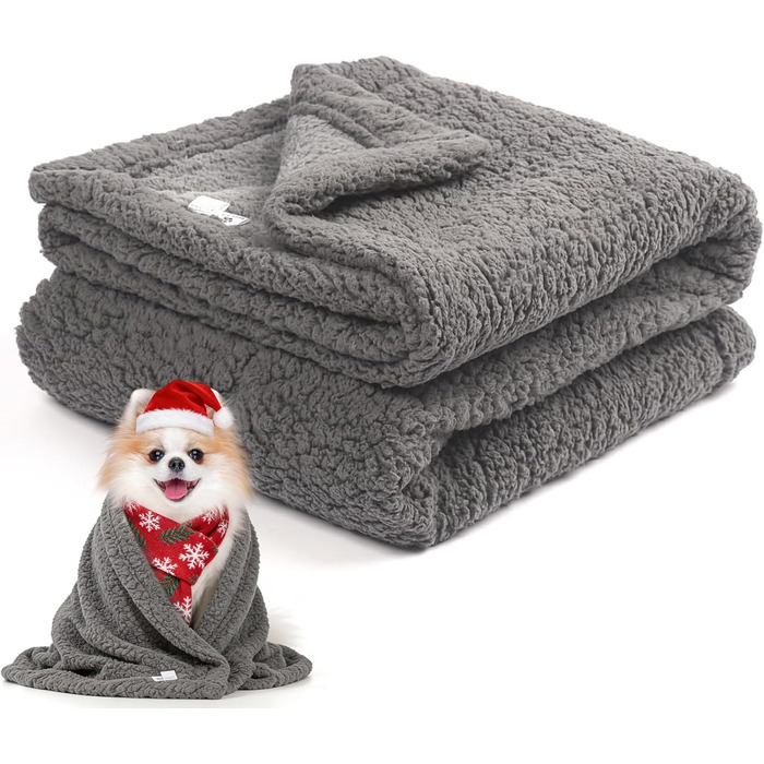 Водонепроникний коврик для собак Mora Pets, Extra Dick & Super Warm, 203x152 см, сірий. Легко прати, підходить для великих собак.