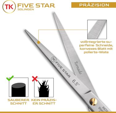 Професійна перукарська ножиці Supra Premium 7' для волосся (6 дюймів, нержавіюча сталь, сріблясте матування)