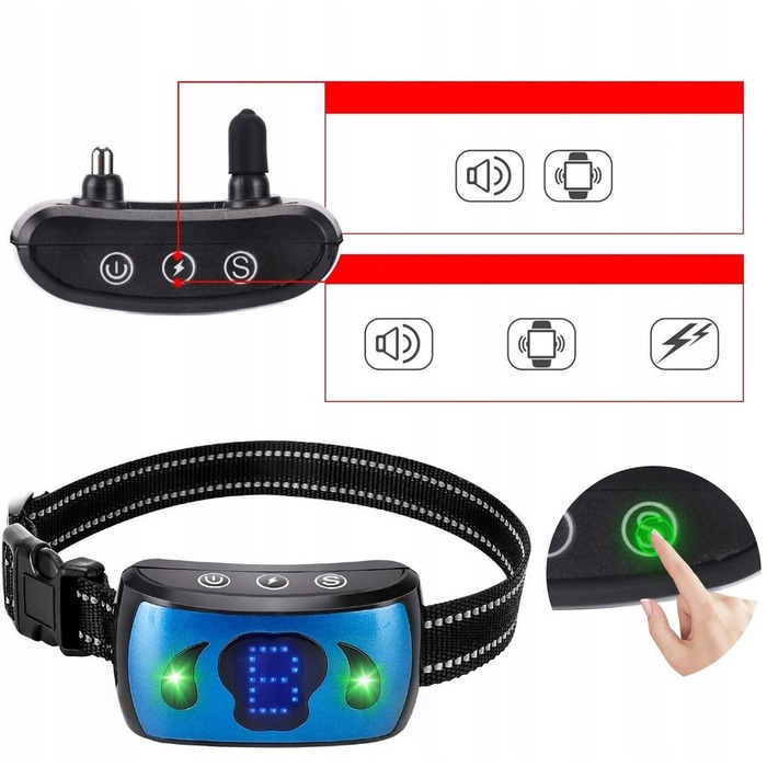 Тканинний антигавкіт нашийник для собак Save, р. L/XL