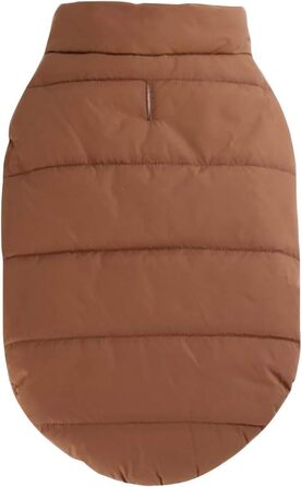 Теплий зимовий жилет для собак з флісовою підкладкою, кавового кольору, 3XL (90 см)