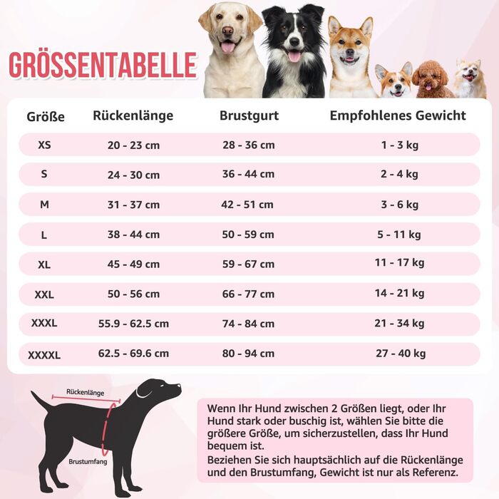 Комбінезон для собак після операції LowTon з м'яким дихаючим захистом від витікання, альтернатива електронного нашийника, підходить для кастрованих собак (самців та самок), (Leopardenmuster-Gelb, XXXXL)