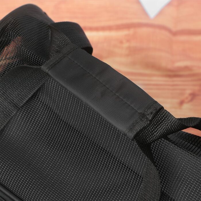 Транспортна сумка для собак та котів Kisangel Mesh L - дихаюча переноска для подорожей та активного відпочинку