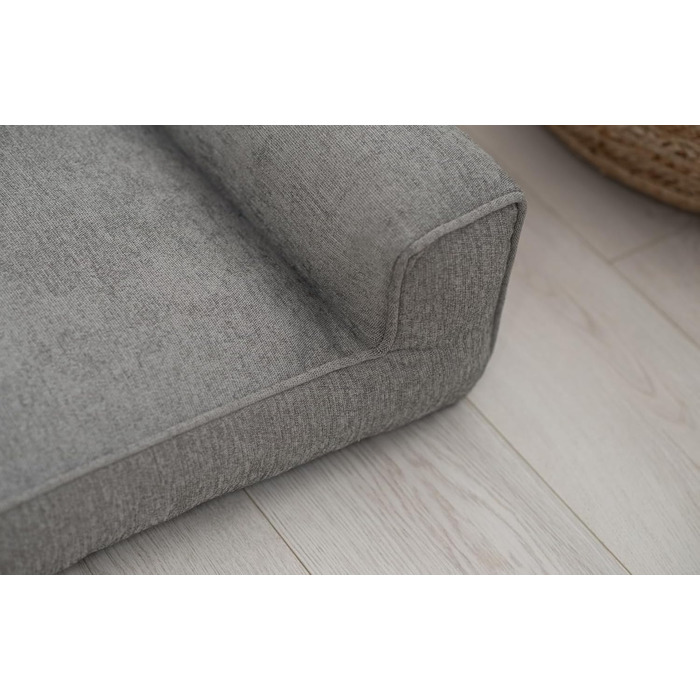 Килимок для собак Sofi Grosse - зручний лежак для середніх та маленьких собак. Лежанка з поліуретану, миється, м'яка, довговічна, стійка до зношування та розривів (XXL, 130x100 см, сірий)