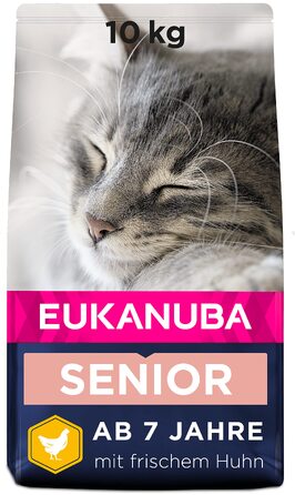 Сухий корм для літніх котів Eukanuba Senior, 10 кг