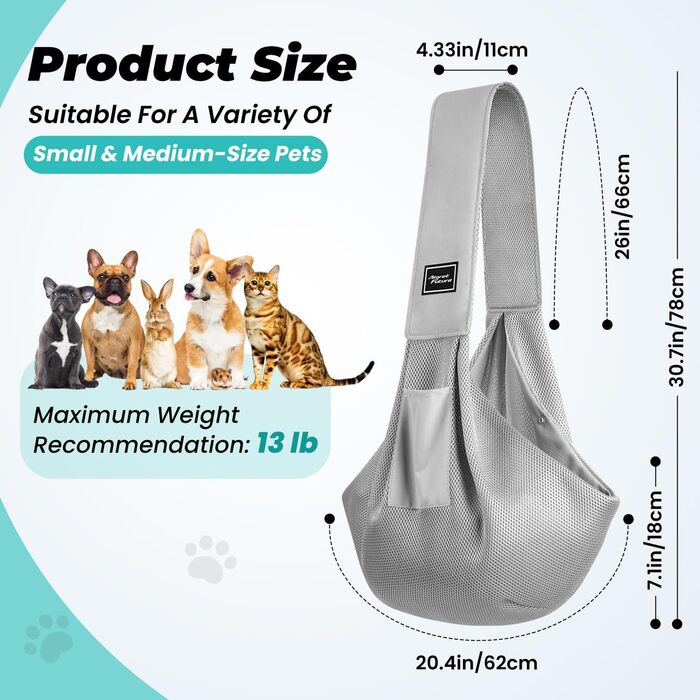Сумка-переноска для собак та котів, сіра. Переноска для маленьких собак та кошенят, для подорожей.