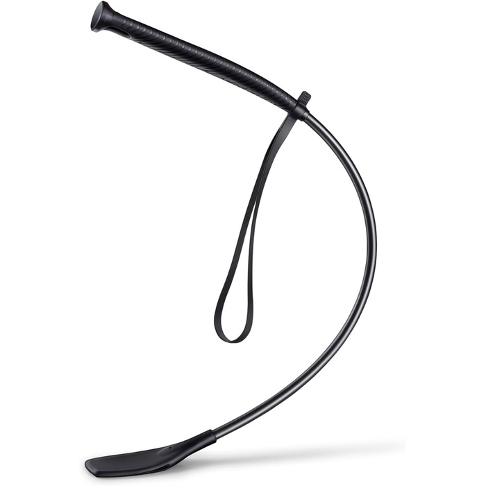 Плетена батіг для верхової їзди Sunland: плетений хлистик для стрибків та дрессірування, 58,4 см