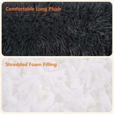 Крісло-лежанка для собак великих та середніх порід, антиковзаюча підстилка, 110 x 95 x 18 см, темно-сірий колір