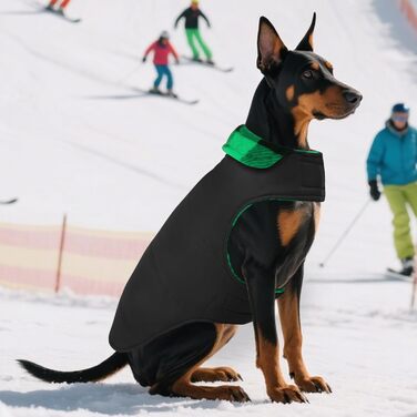 Зимовий теплий дощовик для собак XS, флісова куртка, дощовик для собак, 2 в 1, водонепроникний, вітрозахисний, з отвором для повідка, зелений