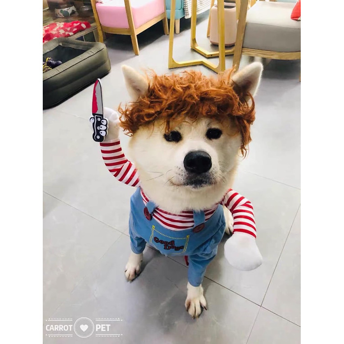 Костюм для собак Pet Deadly: веселому карнавалу нічого не завадить! (великий)