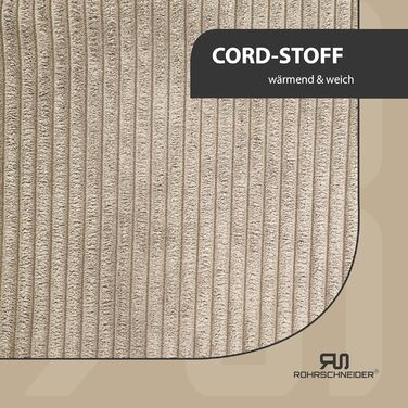 Лежанка для собак Rohrschneider, бежева, 55x42 см, з подушкою, для маленьких та середніх собак, з мішком для відходів