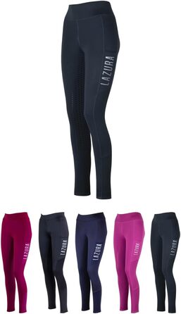 Лазура - Ріддінгінси для жінок та дівчаток Емілія | Повний силіконовий покрив | Ріддінгінси з двома кишенями для телефону | Доступні у п'яти кольорах | Розміри 116-176 та 34-46 (116, Чорний)