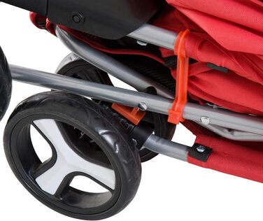 Pawhut Кія для собак на колесах, 77 x 47 x 101 см, складана, водовідштовхувана, матеріал 600D Oxford, 4 колеса