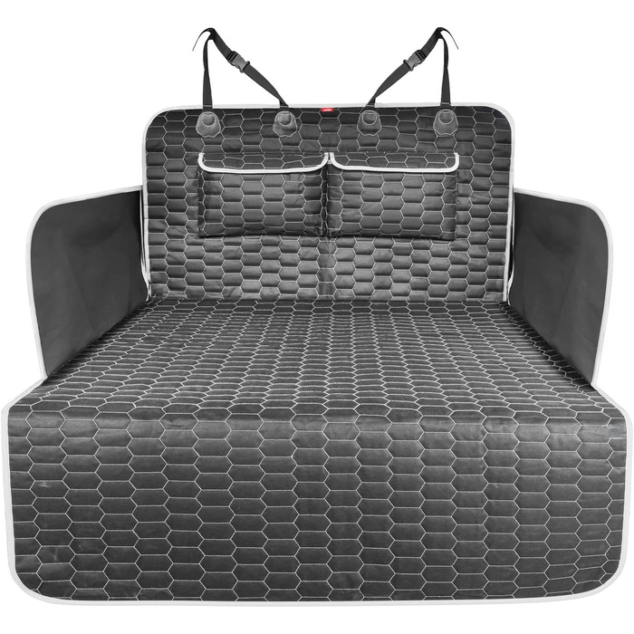 Захист для багажника автомобіля Oasser для собак, 185x103x34 см, універсальний, 600D, з боковим та захистом для краю вантажного отвору, водонепроникний, стійкий до подряпин, неслизький