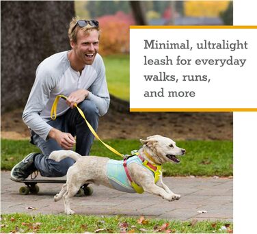 Повідок для собак RUFFWEAR Hi & Light, міцний, із вбудованою кишенею, надійний Crux-Clip, компактний, зелений Lichen Green