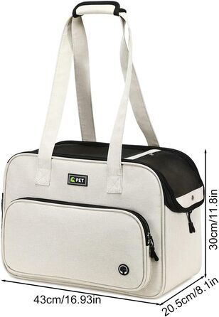 Зручна переноска для собак та котів - рюкзак-переноска з регульованим плечовим ременем | Ідеальна для подорожей, прогулянок та перевезення маленьких тварин