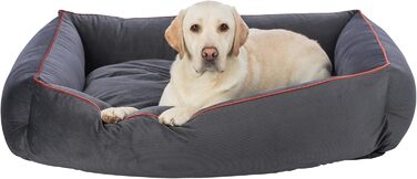 Крісло-лежанка для собак TRIXIE Romy, 55x45 см, сірий - м'яке, з антиковзаючою основою, зручне для маленьких собак