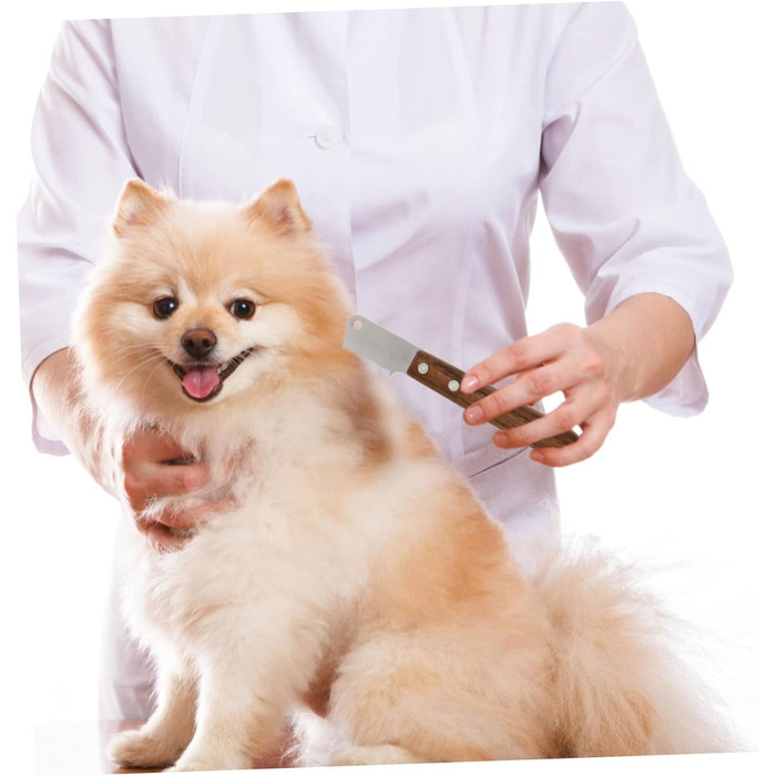 Набір для видалення шерсті домашніх тварин BESPORTBLE: широка щітка для вичісування та щітка для видалення шерсті