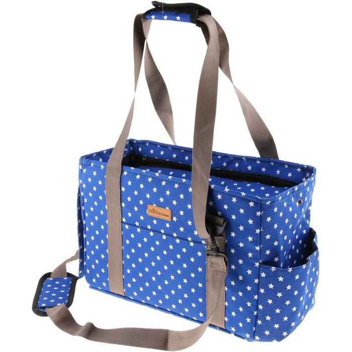 Транспортна сумка для тварин: переноска для собак та котів, сумка-переноска для подорожей, блакитна