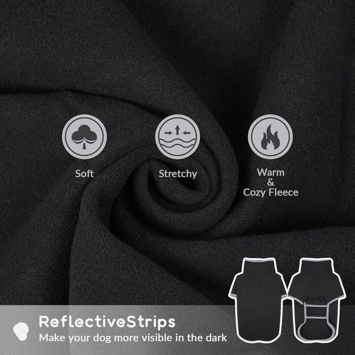 Пуловер для собак маленьких порід, Чихуахуа, Французький бульдог, теплий пуловер для собак (темно-сірий, S)