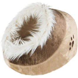 Ліжко для кота TRIXIE Minou, бежево-коричневе, середнє, 35x26x41 см