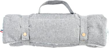 Килимок для собак великих порід, прямокутний, підтримує суглоби – двостороннє ліжко для собак, літо/зима, легко переносити, не деформується, можна прати в машині (XL (112 x 86 см), сірий)