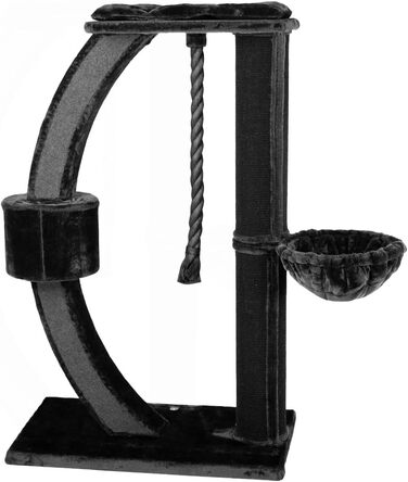 Кігтеточка для котів Granville XXL - велика, сіра, 157x60x170 см, для великих порід (Mainecoon)