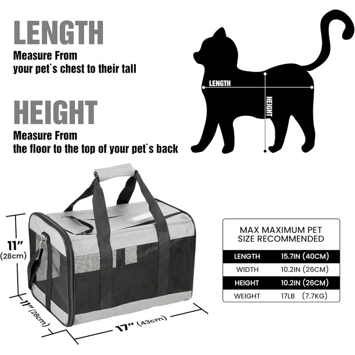 Транспортна переноска для собак та котів HITSLAM, складана, зелена (M)