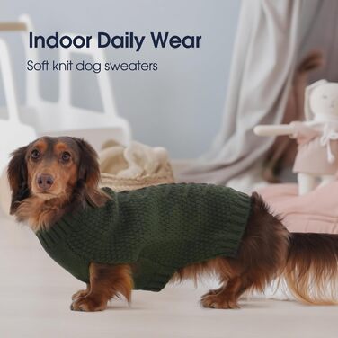 Світшот для собак IECOii, теплий зимовий пуловер для великих собак, військовий зелений (XX-Large)