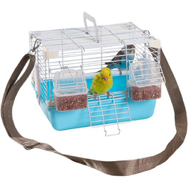 Транспортний бокс для тварин Ceprznvey: переноска-переноска для маленьких тварин, блакитна