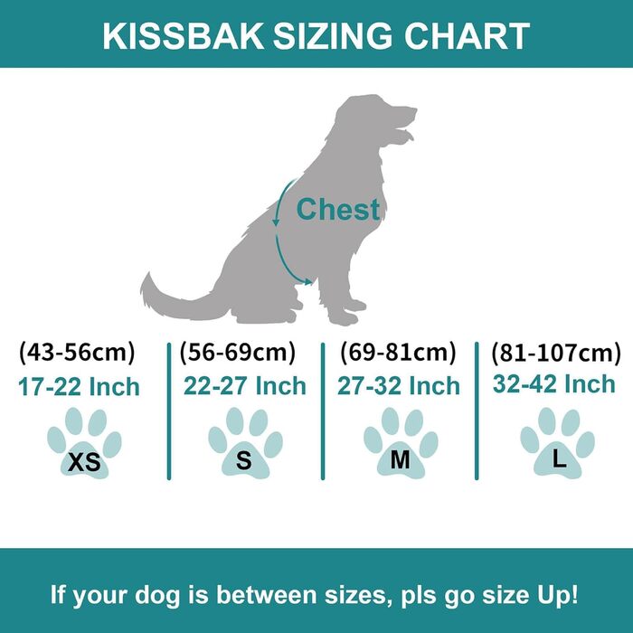 KISSBAK шлея для великих собак, без натягу, з ручкою, регульована, м'яка, з відбивачем, рожева