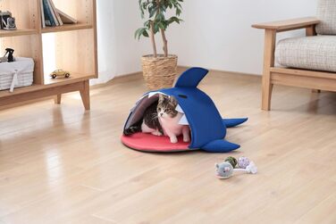 Килимок для собак Iris Ohyama, килимок-корзина, миючий, з бортиком, 40x69x12 см, протиковзкий, PCB-20P, літній стиль