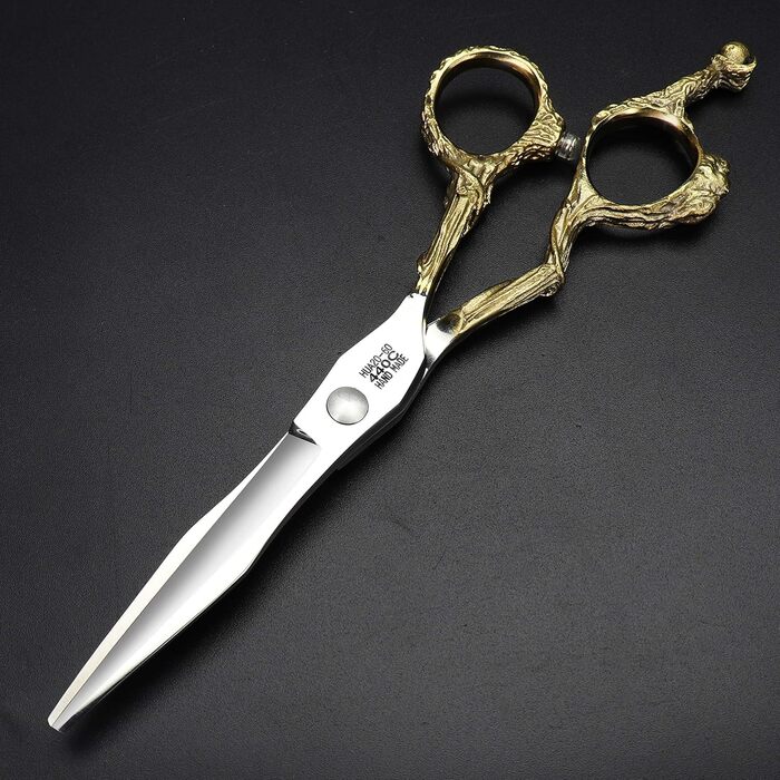 Професійні ножиці для перукарів, японський сталь 440C, набір (сріблясті)