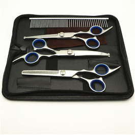 Набір ножиць для грумінгу собак 6 дюймів з безпечними закругленими кінцями, для догляду за шерстю собак та котів, 4 шт.