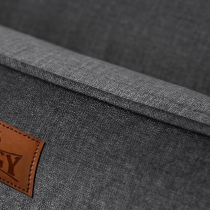 Лежанка для собак та котів, лежанка-софа, лежанка для тварин, лежанка для собак, 64 x 49 см, бежева, еко-льон