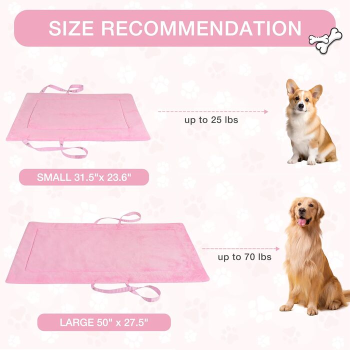 Водонепроникний килимок для собак Pawsse: зручний для подорожей, авто та кемпінгу (80 x 60 см, сірий)