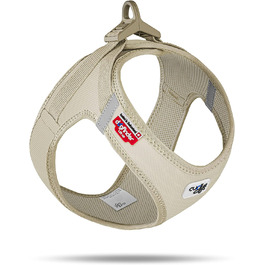 Шлейка для собак Curli Clasp Cord Tan M - зручна та надійна шлейка для собак середніх розмірів