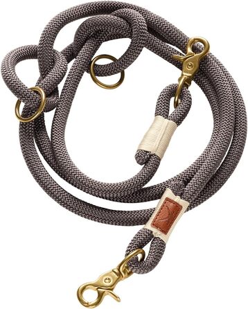 Регульований повідець для собак HUNTER SANSIBAR RANTUM, 1×200 см, сірий, сучасний, морський стиль