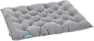 Ортопедичне собаче ліжко Doctor Bark Urban - для великих собак, 90x70 см, сірий колір, Made in Germany