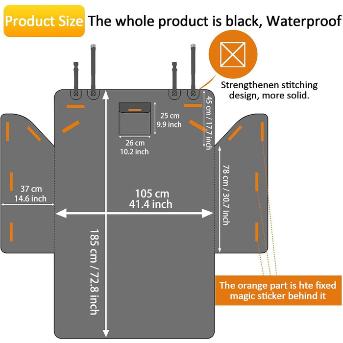 Захист для багажника автомобіля Auto Hundematte, для VW ID.7 Tourer/Kombi 2023-2025, водовідштовхуючий, стійкий до подряпин