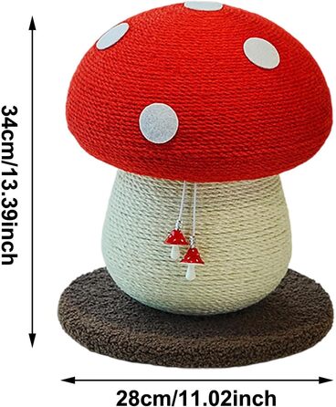 Драбина-стійка для котів Pilz, інтерактивна, ергономічна, червона