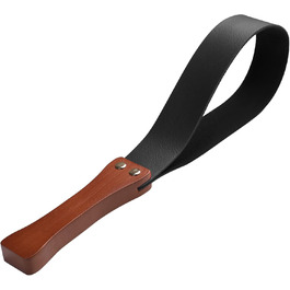 Спіральна косарка для коней BAVIHOR, 48,2 см, з антиковзним дерев'яним руків'ям, чорна